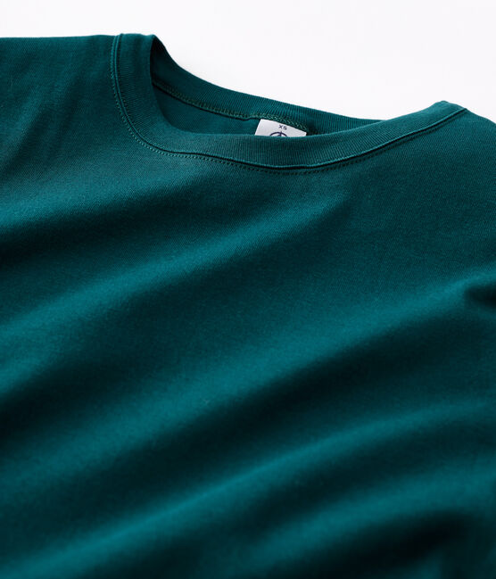 Women's Iconic Round-Neck Cotton T-Shirt PINEDE green