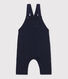 Babies' Long Quilted Tube-Knit Dungarees
