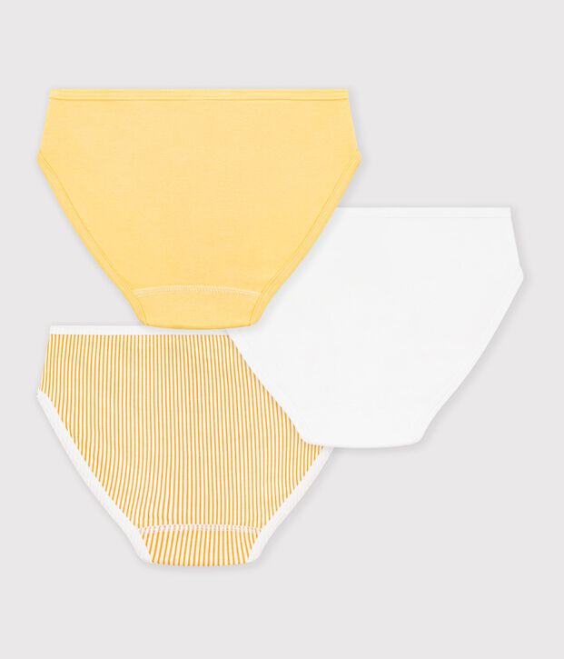 Lot de 3 culottes en coton multicolor