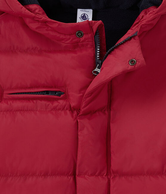 Boy's water resistant parka TERKUIT red