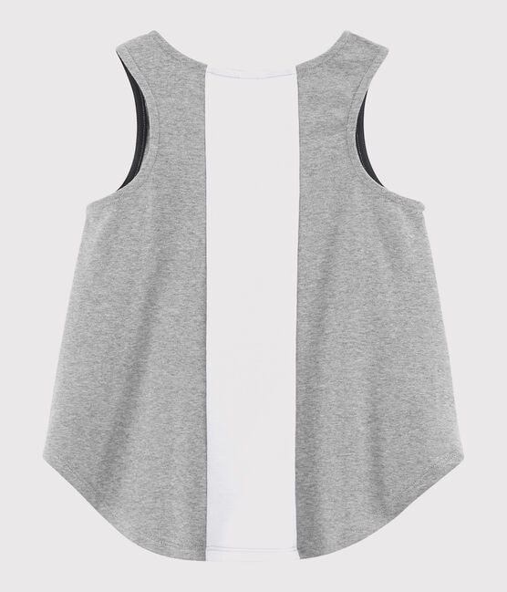Girls' Sleeveless Sports Top SUBWAY CHINE grey