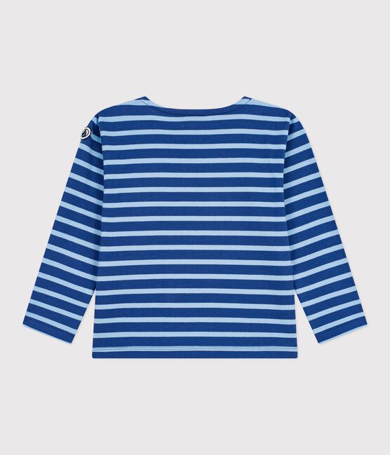 Children's stripy cotton Breton top CREPUSCULE /FLO