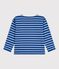 Children's stripy cotton Breton top CREPUSCULE /FLO