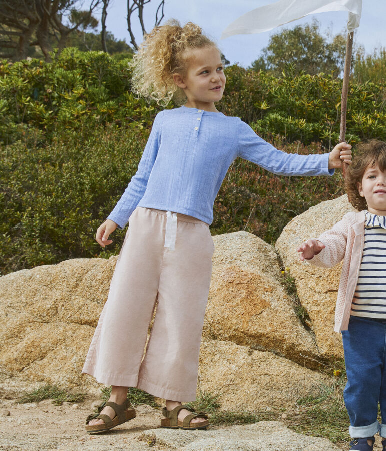 Children's Unisex Cotton T-Shirt SKY CHINE blue