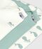 Pack of babies' long-sleeved whale-print cotton bodies variante 1