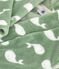 Children's printed fleece dressing gown SAULE /MARSHMALLOW