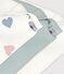 Pack of babies' long-sleeved bodies in cotton printed with flowers multicolor