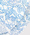Capeline enfant fille en popeline imprimé MARSHMALLOW blue/PORCELANA