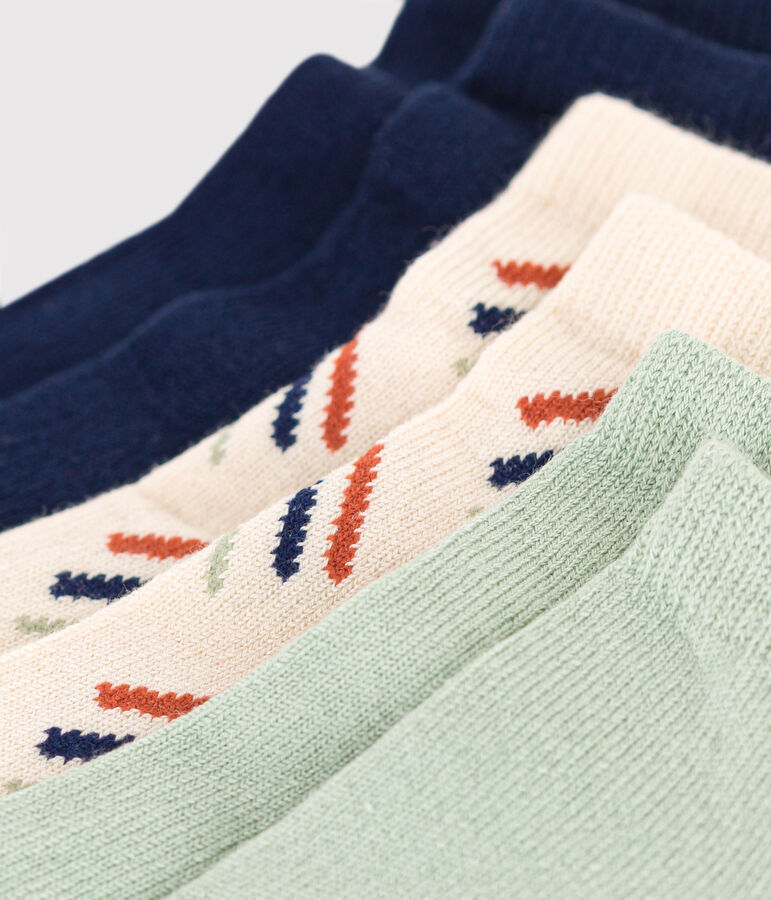 Children's Printed Cotton Socks - 3-Pack multicolor