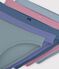 Pack of women's plain cotton pants multicolor