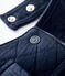 Babies' Quilted Dungarees SMOKING blue