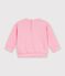 Babies' plain cotton sweatshirt with a printed logo CHARMI