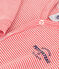 Babies' Footless Pinstriped Cotton Pyjamas ABRICOT orange/MARSHMALLOW