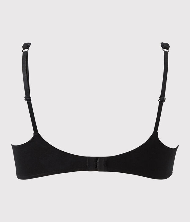 Women's Stretch Cotton Bra black