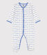 Patterned Knit Cotton Sleepsuit