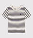 Babies' Stripy Cotton Short-Sleeved T-Shirt