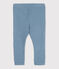 Babies' Rib Knit Leggings ROVER blue