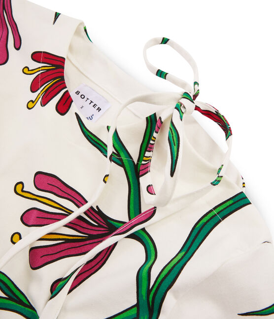 Short-Sleeved Dress MARSHMALLOW white/MULTICO white