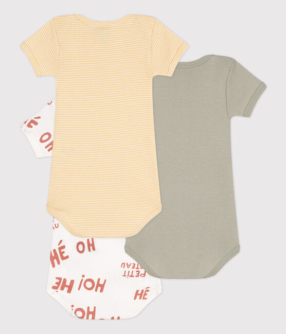 Babies' Short-Sleeved Cotton Bodysuits - 3-Pack variante 1