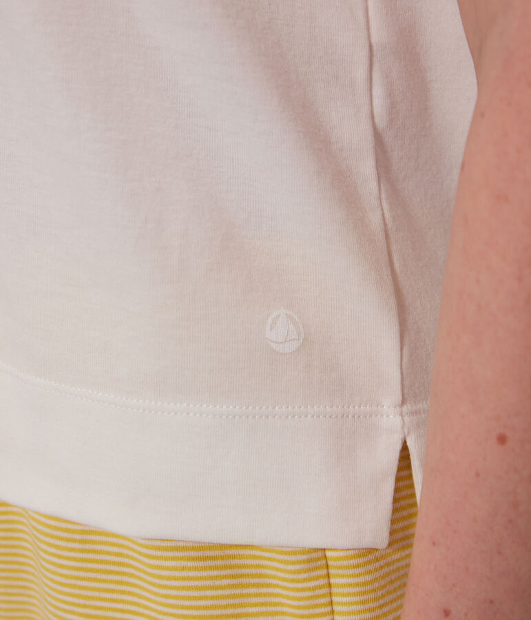 Women's Petit Bateau X Snoopy cotton pyjama shorts white/multicolor