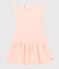 Baby girl's sleeveless knit dress FLEUR pink/COPPER pink