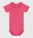 Babies' short-sleeved plain cotton body