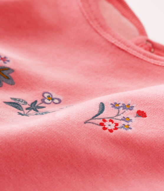 Baby's sleepsuit CHEEK pink