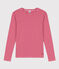 Women's ICONIC cotton round neck T-shirt CORRIDA red/MARSHMALLOW white