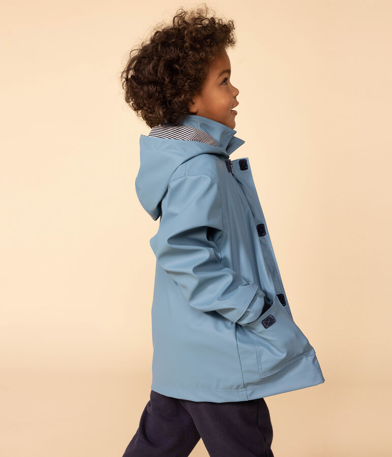 Children's unisex iconic raincoat blue