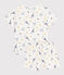 Children's short Paris print cotton pyjamas MARSHMALLOW white/MULTICO white