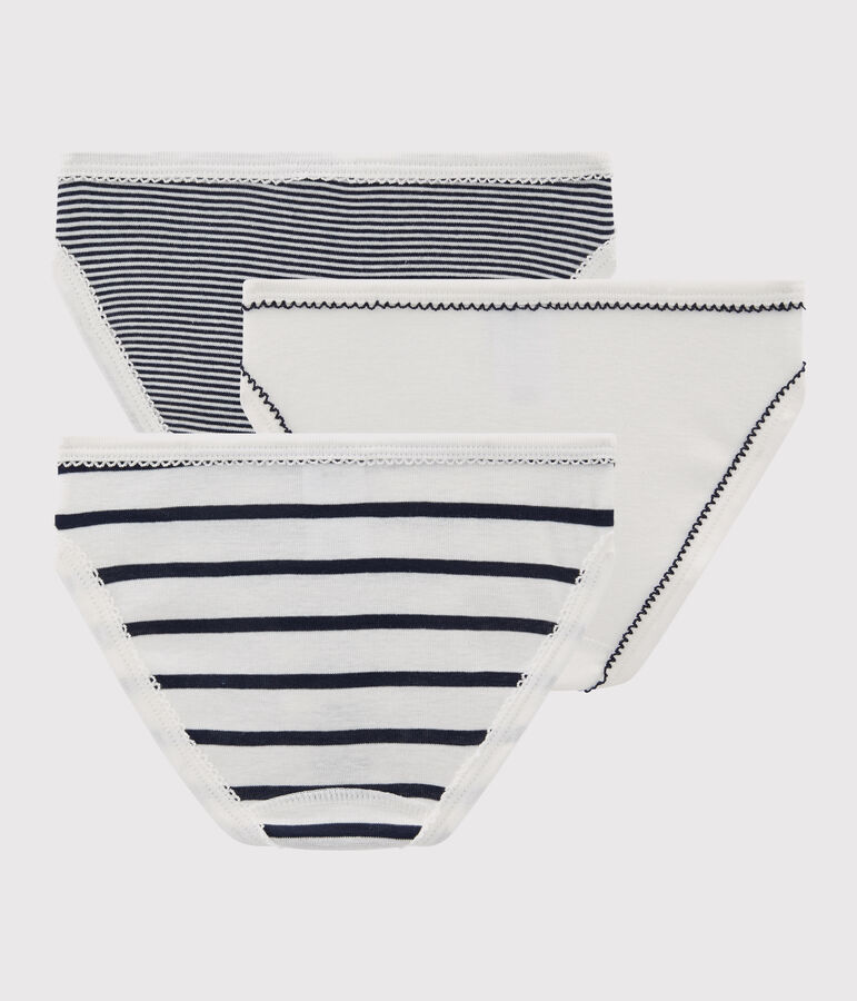 Girls' Striped Knickers - 3-Pack variante 1