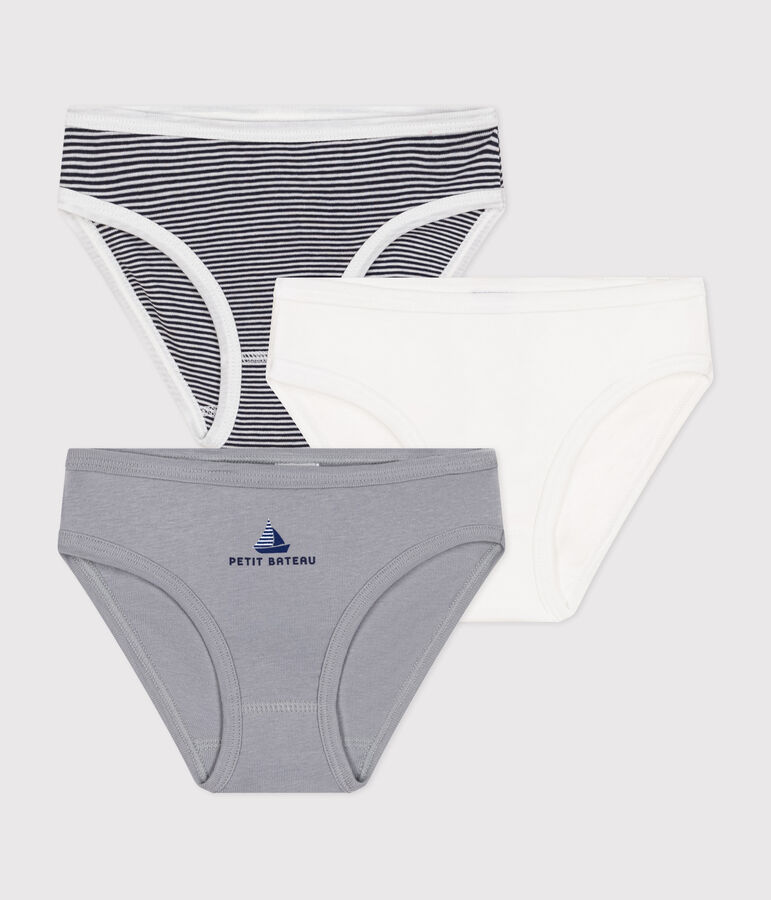 Lot de 3 culottes en coton enfant multicolor