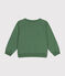 Boys' fleece sweatshirt PALMERAIE green