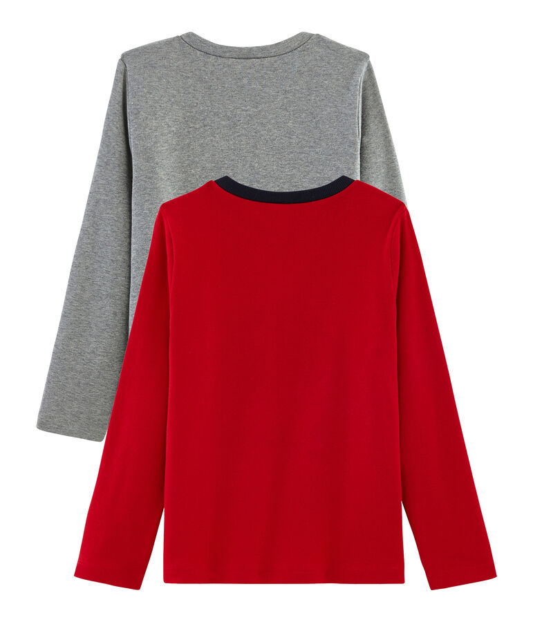 Boys' Plain and Screen Printed T-Shirts - 2-Piece Set multicolor