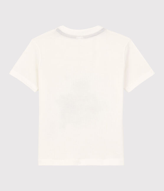 Boys' Short-Sleeved Jersey T-Shirt MARSHMALLOW white