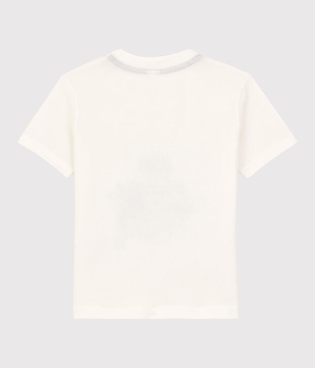 Boys' Short-Sleeved Jersey T-Shirt white