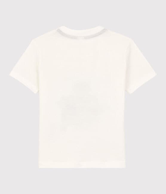 Boys' Short-Sleeved Jersey T-Shirt MARSHMALLOW white