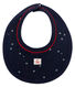 Baby boy's sailboat print bib