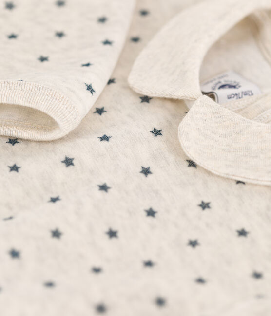 Babies' Starry Velour Sleepsuit MONTELIMAR /DUCKY