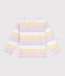 Children's cotton Breton top white/multicolor