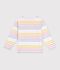 Children's cotton Breton top white/multicolor
