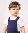 Babies' Serge Dungaree Shorts MEDIEVAL blue