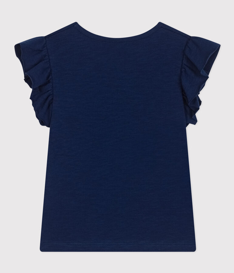 Girls' Slub Jersey T-shirt blue