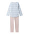Girl's little flower print pyjamas LAIT white/MULTICO white