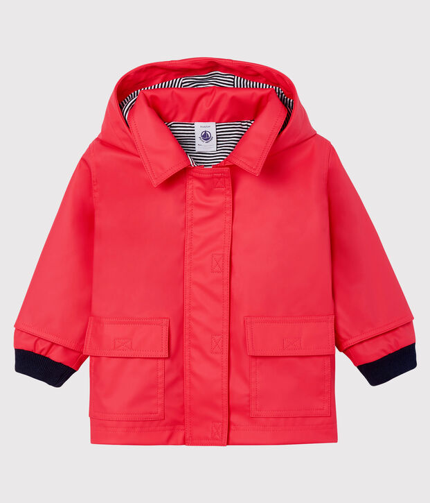 Baby Girls' Iconic Raincoat red