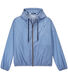 Unisex milleraies-striped waterproof windbreaker