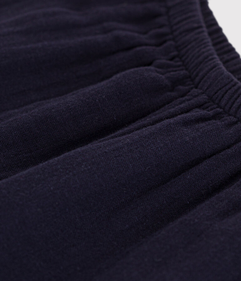 Babies' Cotton Gauze Trousers blue