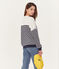 Women's breton jumper SMOKING blue/MARSHMALLOW white