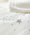 Babies' Knitted Dress MARSHMALLOW white/ARGENT grey