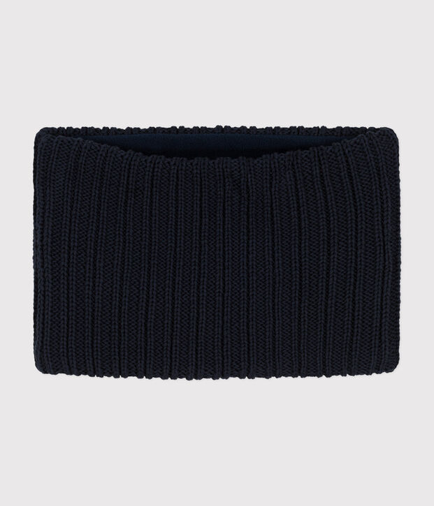 Children's fleece-lined knitted snood SMOKING